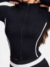 ZASUWA Female Fishnet Zipper Jacket