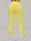 ZASUWA Female Contrast Color Stripes High-rise Leggings