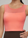 ZASUWA Female Sheer Mesh Backless Tank