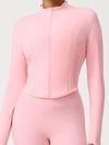 ZASUWA Female Basic Zipper Pocket Jacket