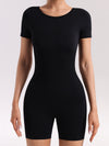 ZASUWA Female Round Colloar Backless Romper