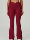 ZASUWA Female V shape-waist Flare Leggings