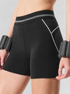 ZASUWA Female Contrast Color Push-lift Leggings