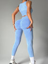 ZASUWA Female Denim Seamless Tracksuit