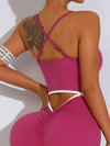 ZASUWA Female Cross Back Hollow Out Romper