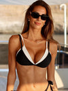 ZASUWA Female Sexy Contrast Color Bikini Set