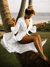 ZASUWA Female Sexy Quick-dry Swimwear Without Bikini Set Cover Dress
