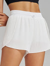 ZASUWA Female Pleated Pocket Quick Dry 2 in 1 Tennis Shorts