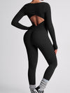 ZASUWA Female Backless Ribbed Jumpsuit