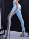 ❤ZASUWA Female Super Sexy Sheer Mesh Flare Hip-lift Leggings