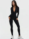 🖤ZASUWA Female Special Waist-tightening and Hip-lifting Curve Design Zipper Jumpsuit