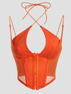 ZASUWA Female Mesh Corset Tank
