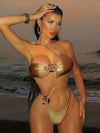 ZASUWA Female Gloosy Cutout One Piece