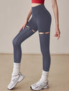 ZASUWA Female Super Sexy Mesh Cutout Hip-lift Leggings