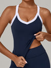 ZASUWA Female Contrast Color Stripe Tank