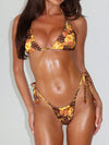 ZASUWA Female Sexy Flower Print Bikini Set