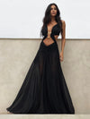 ZASUWA Female Sexy Mesh Without Bikini Set Cover Up Dress