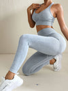 ZASUWA Female Denim Deep V Back Tracksuit