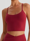 ZASUWA Female Cross Back U Collar Tank