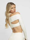 ZASUWA Female Super Twist Thumbhole Cropped Top