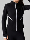 ZASUWA Female Fleece Zipper Thumbhole Jacket