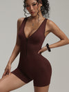 ZASUWA Female Backless Zipper Romper