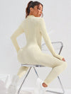 ZASUWA Female Sexy Zipper Stitch Jumpsuit