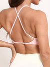 ZASUWA Female Leopard Print Cross Back Sports Bras