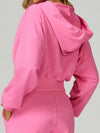 ZASUWA Female Feleece Pocket Casual Zipper Hoodie