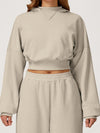 ZASUWA Female Cropped With Hat Casual Hoodie