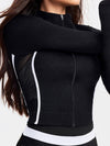 ZASUWA Female Fishnet Zipper Jacket