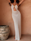 ZASUWA Female Sexy Star Cutout Without Bikini Set Cover Up Dress