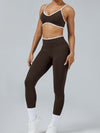 ZASUWA Female Stripes Seamless High-rise Short Tracksuit
