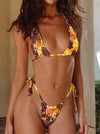 ZASUWA Female Sexy Flower Print Bikini Set