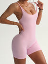 ZASUWA Female Cross Back Scrunch Bum Short Romper