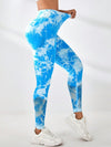 ZASUWA Female Hot Tie-dye Fishnet Hot Booty Leggings