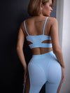 ❤ZASUWA Female Super Sexy Sheer Mesh Flare Hip-lift Leggings