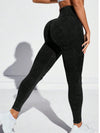 ZASUWA Female Tie Dye High-rise Leggings