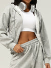ZASUWA Female Zipper Pocket With Hat Jacket