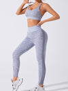 ZASUWA Female Leopard Print Cross Back Tracksuit