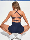 ZASUWA Female Cross Back Short Tracksuit