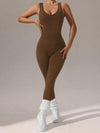 ZASUWA Female Sexy Backless Hollow Out Jumpsuit