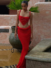 ZASUWA Female Sexy Fishnet 2-Pieces Cover-up Without Bikini