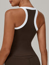 ZASUWA Female Contrast Color Stripe Tank