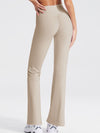 ZASUWA Female V Shape Waist Flare Leggings