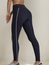 ZASUWA Female Contrast Color Stripes Cutout Pocket Short Traksuit