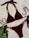 ZASUWA Female Sexy Crystal Bikini Set