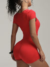 ZASUWA Female Square Colloar Corset Romper