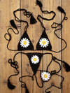 ZASUWA Female Sexy Flower Hand-knitted Bikini Set