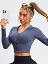 ZASUWA Female Corset With Hat Cropped Hoodie